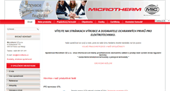 Desktop Screenshot of microtherm.cz